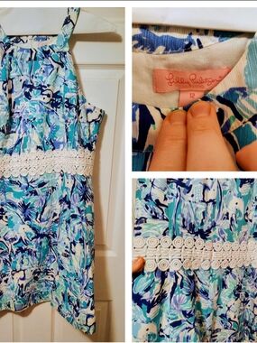 Lilly Pulitzer Elephant Appeal Dress Size 12